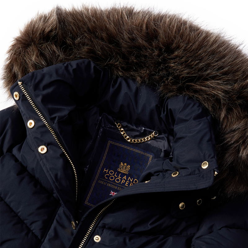 Holland Cooper Chamonix Coat - Ink Navy-8